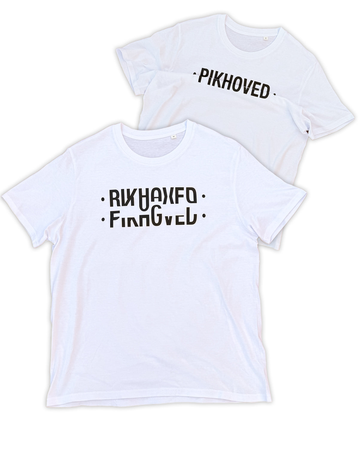 "Pikhoved" Tee Hvid