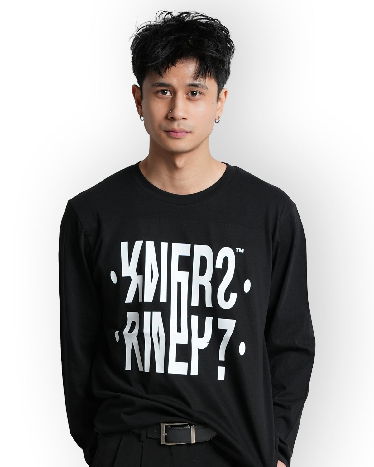 "Knep?" Long sleeve Sort
