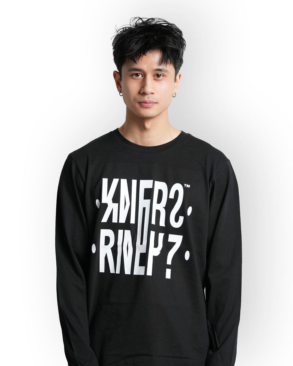 "Knep?" Long sleeve Sort