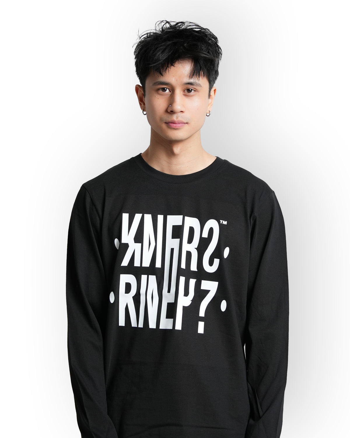"Knep?" Long sleeve Sort