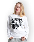 "Knep?" Long sleeve Hvid