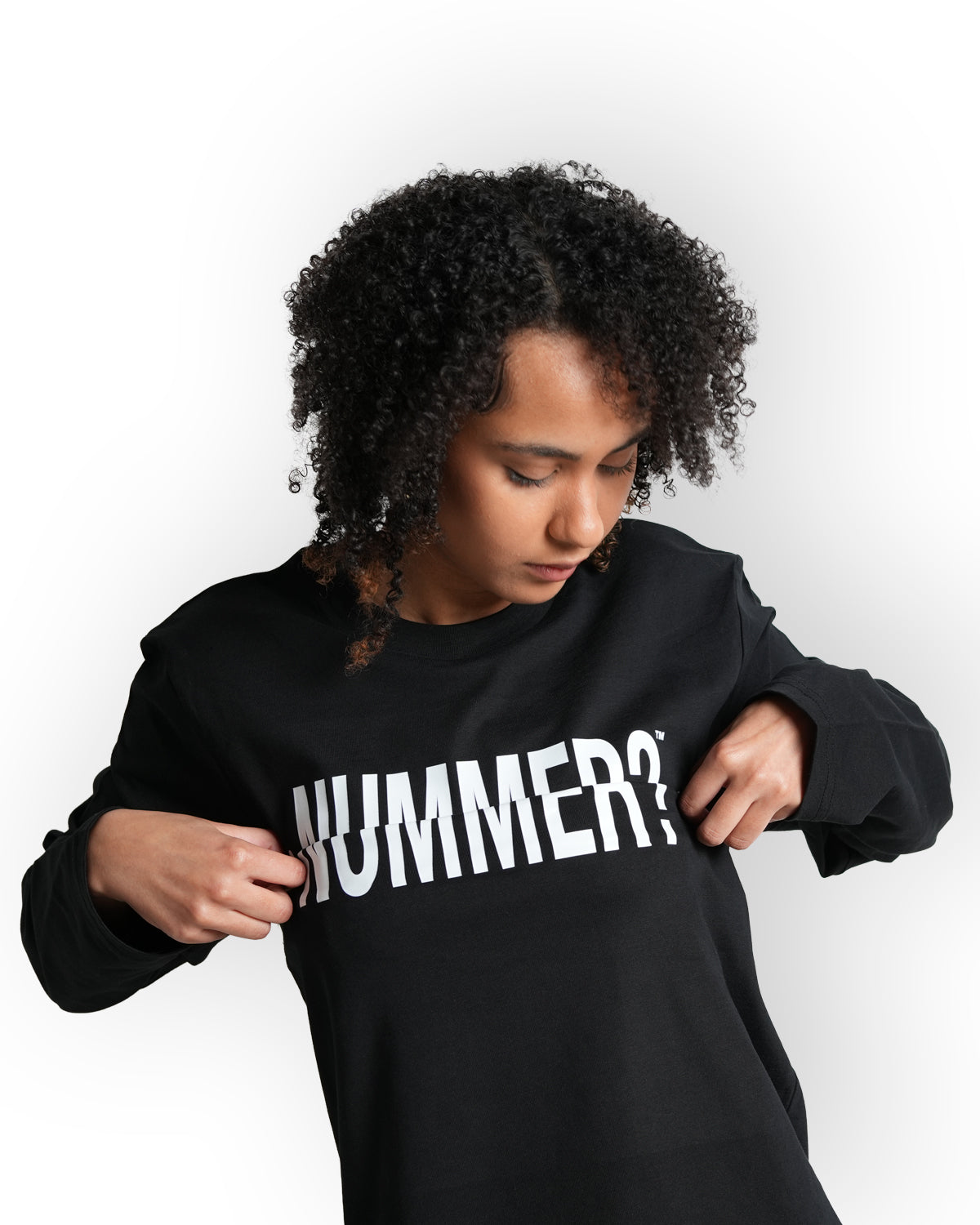 "Nummer?" Long sleeve Sort