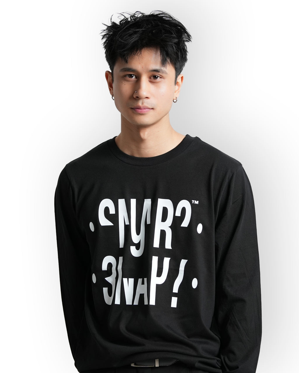 "Snap?" Long sleeve Sort