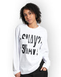 "Snav?" Long sleeve Hvid