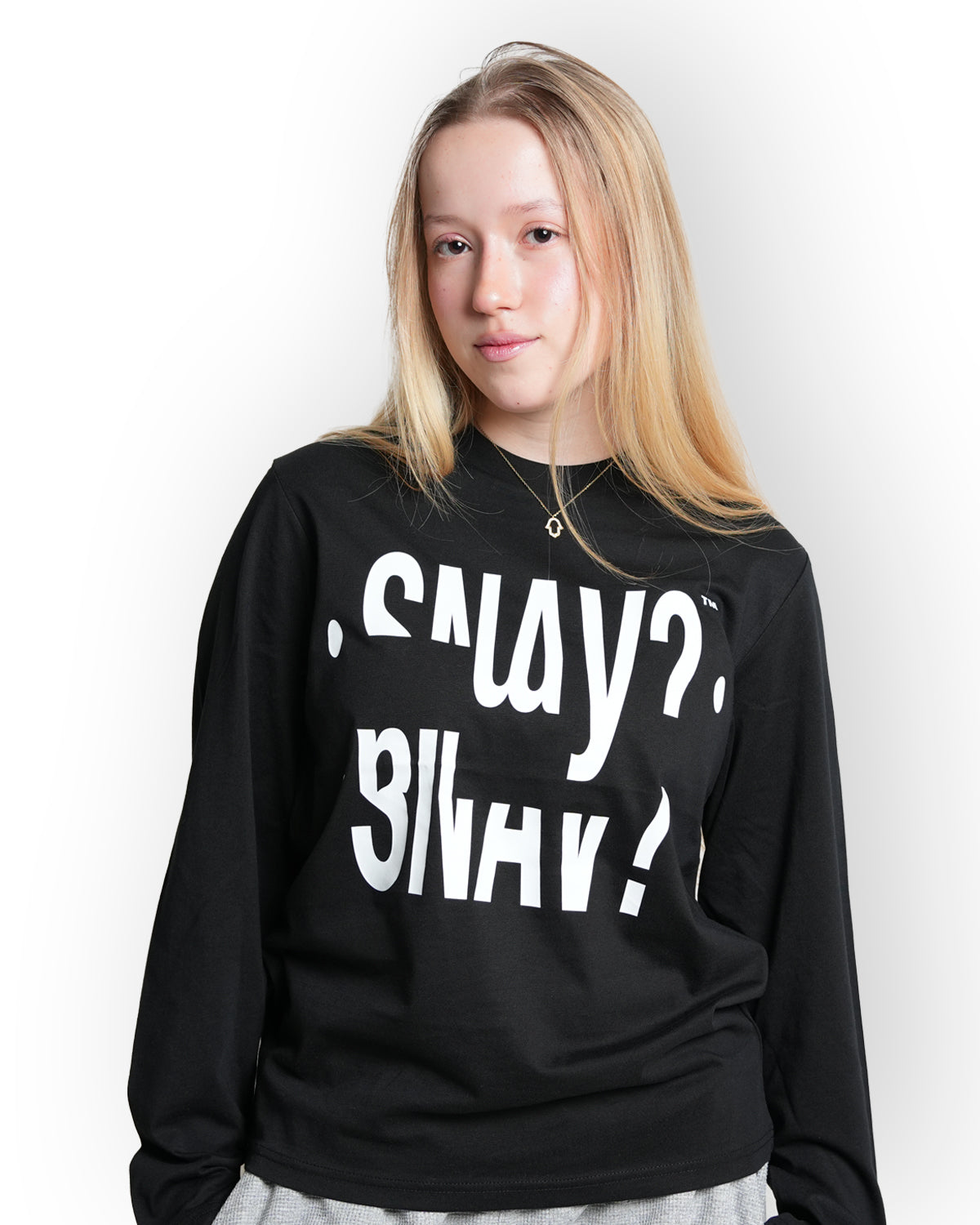 "Snav?" Long sleeve Sort